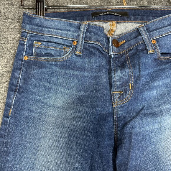 J Brand Jeans Womens 26 Alta Capri Cotton Stretch Distressed Knees Holes - Picture 4 of 11